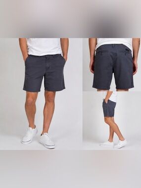 Vans Authentic Chino Shorts Men’s Size 34 Gray Relaxed Fit Stretch Casual Skate